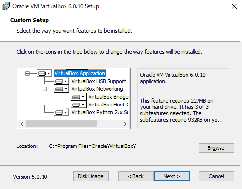 Oracle VM VirtualBox Setup